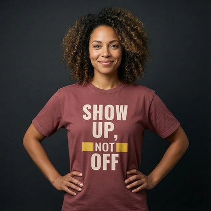 Show Up Not Off T-Shirt