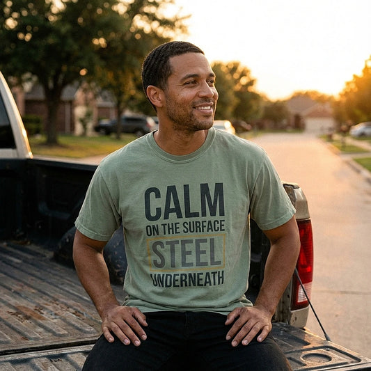 Steel Underneath T-Shirt