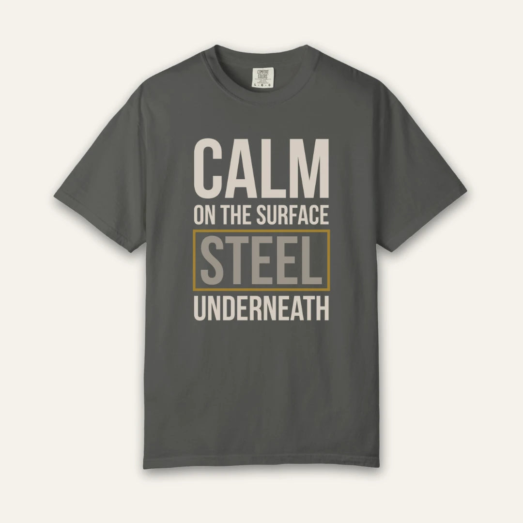 Steel Underneath T-Shirt